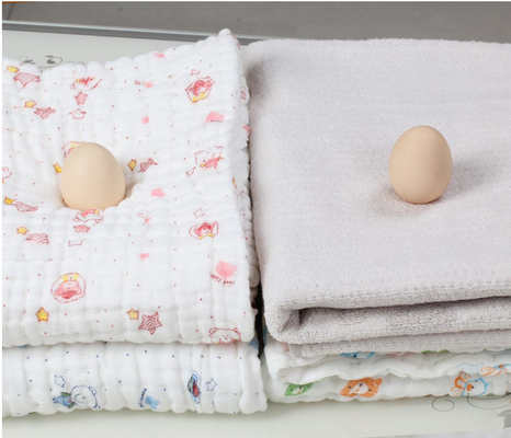 Gekamde Katoenen Multilayer Kreuk Gauze Blanket Soft Gauze Fabric