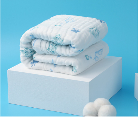 Antibacteriële Modale Zachte Gauze Fabric Baby Clothing Material het Beeldverhaaldruk van 100%