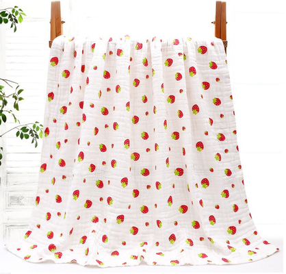 Het comfortabele Levendige Ontwerp kleurde Zacht Gauze Fabric 150gsm niet Irriterend