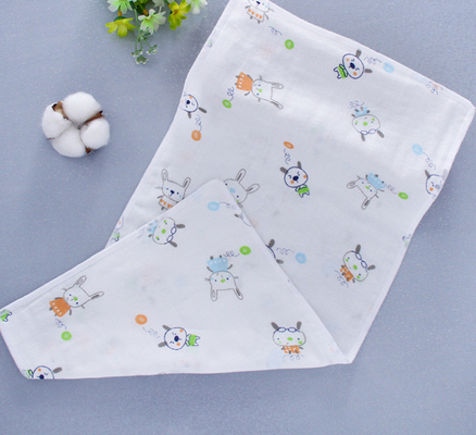 jaren '60 Dubbele de Katoenen Zuigelingenzakdoek van Gauze Fabric Anti Uv 110GSM