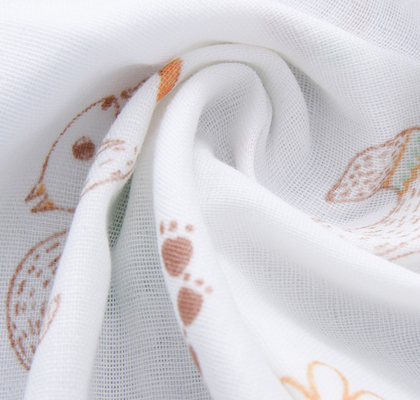 Twee Lagenjaren '40 125GSM Dubbel Gauze Material Bamboo Swaddle Blanket