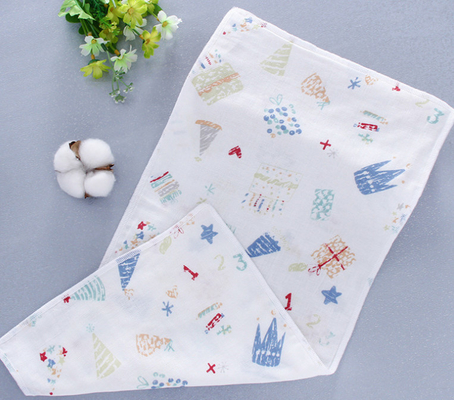 jaren '60 Dubbele de Katoenen Zuigelingenzakdoek van Gauze Fabric Anti Uv 110GSM