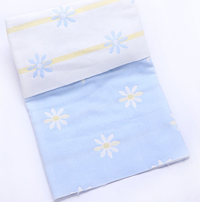 Levendige Katoenen van de Patroonjacquard Stof Twee Lagen Comfortabele Hoge Snelheid