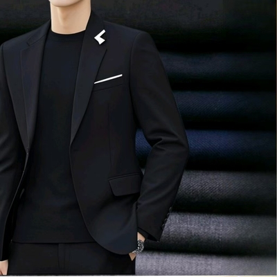 62% polyester 29% rayon 4% spandex stof teryene mengsel pakstof