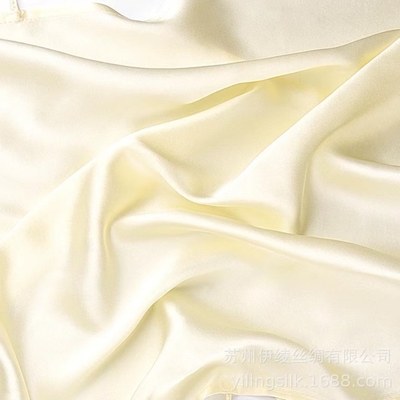 Dubbelzijdige satine imitatie zijde 97% polyester 3% spandex satine polyester 190gm avondjurken blouses en sjaals