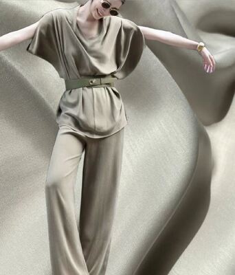 Gegenereerde cellulosevezel 100% Cupro 113gm geweven stof Cupro Vs Viscose