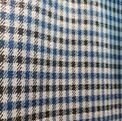 27%Rayon 70%Polyester 3%Spandex 260gm Check Wrinkelvast En Duurzaam