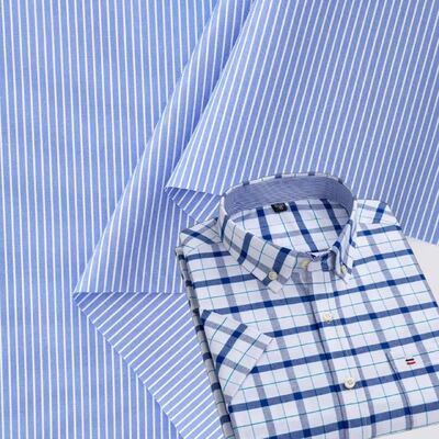 Eenvoudig onderhoud Formal Shirt Stof Voor Uniformen En Kantoorhemden120gm