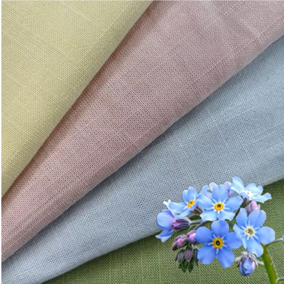 220 GSM ademend kreukbestendig linnen rayonstof voor blouses en overhemden