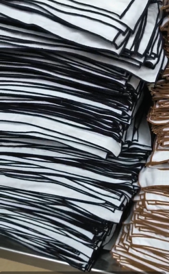 Premium 70% bamboevezel en 30% gekamd katoen, dubbelgaasstof met 40S fijn garen en 100 GSM voor luxueuze zachtheid