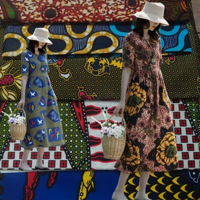 100% Katoenen Afrikaanse Wax Print Stof met Hoge Kreukbestendigheid en Levendige Kleuren voor Ankara en Kitenge Jurken