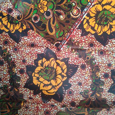 100% Katoenen Afrikaanse Wax Print Stof met Hoge Kreukbestendigheid en Levendige Kleuren voor Ankara en Kitenge Jurken