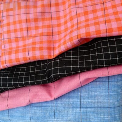 70% polyester 27% rayon 3% spandex 175 gm garen geverfd check suit stof voor uniformen
