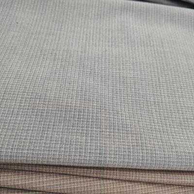 240 gram TR Suiting Stof met subtiel checkpatroon - 85% Polyester 11% Rayon 4% Spandex Uniform Stof