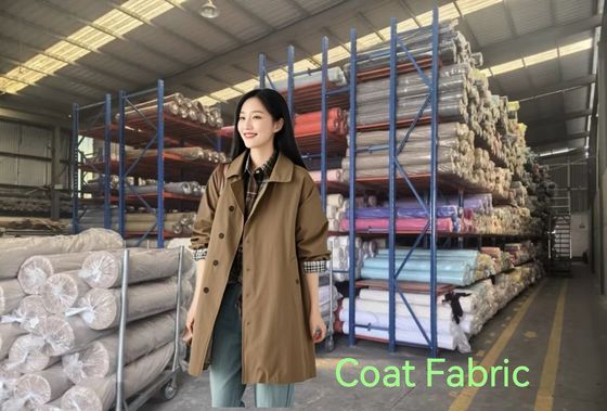 35% Cotton / 65% Polyester 240 G/M²  Workwear Jacket Uniform  Coats Fabric